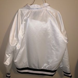 Fashion Nova White Varsity Jacket